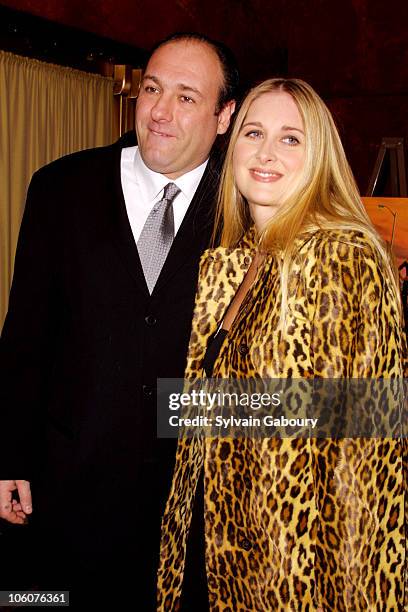James Gandolfini and Marcy Gandolfini during HBO celebrates the Third Season of "The Sopranos" at Hilton Hotel Grand Ballroom in New York, NY.