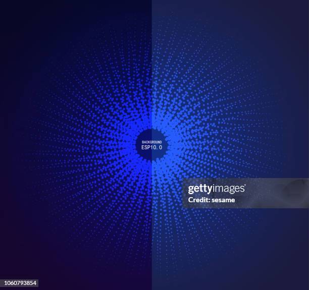 particle background diverging around - turning ignition stock illustrations
