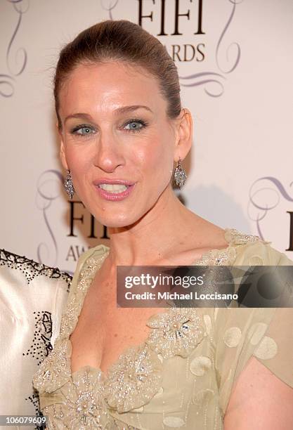 Sarah Jessica Parker during 34th Annual FIFI Awards, Presented by The Fragrance Foundation - Press Room at Hammerstein Ballroom in New York City, New...