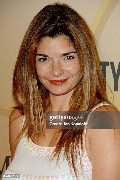 Laura San Giacomo during 2006 Women in Film Crystal + Lucy Awards - Arrivals at Century Plaza Hotel in Century City, California, United States.