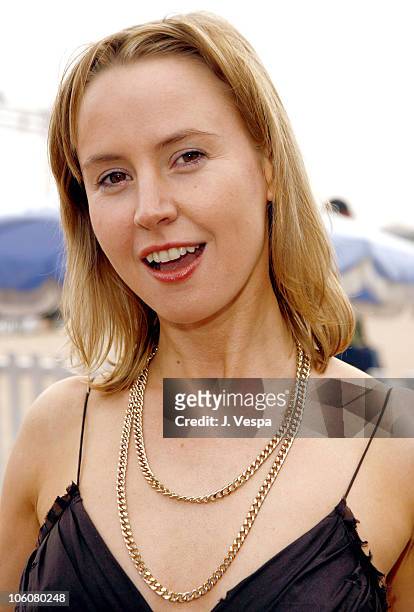 Caroline Carver during 2006 Cannes Film Festival - "My First Wedding" - Cocktail Party at Le Plage Goeland in Cannes, France.