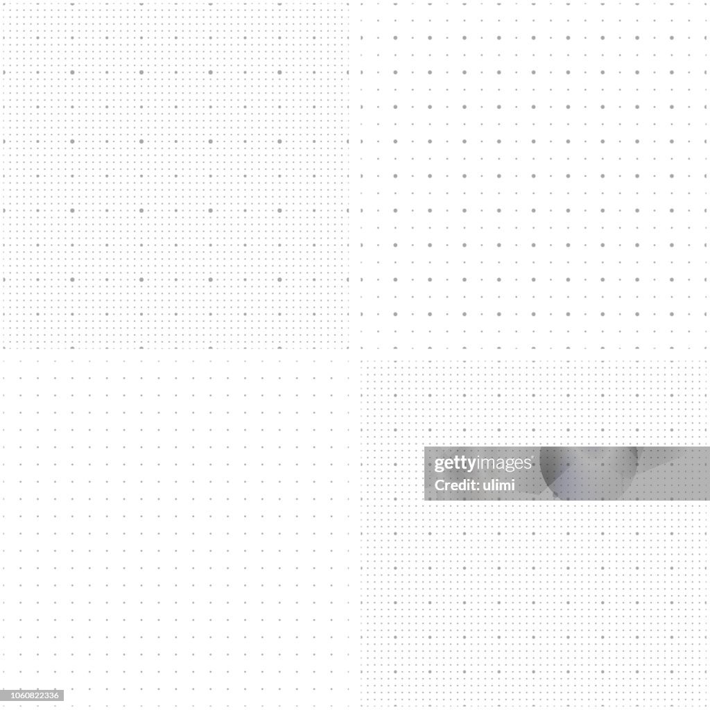 Dotted seamless pattern, grid paper