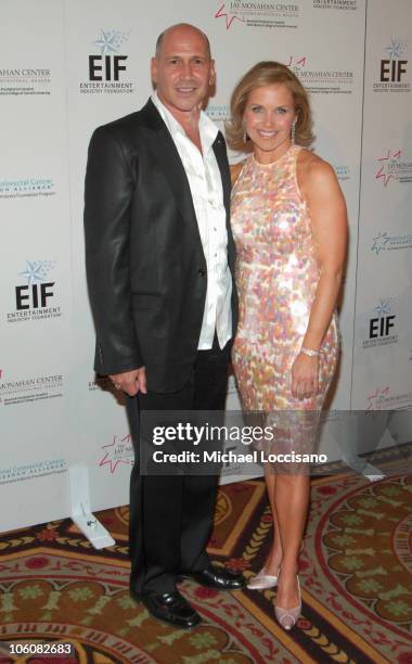 Carmen Marc Valvo and Katie Couric during Katie Couric, EIF and NCCRA Present "Hollywood Meets Motown" Benefit - Arrivals at The Waldorf Astoria...