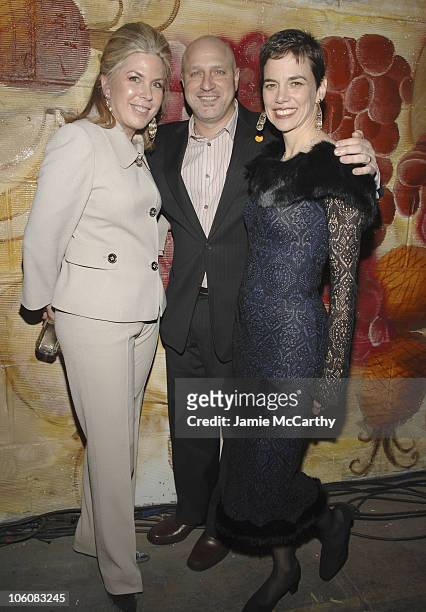 Julie McGowan, Senior Vice President and Publisher of Food & Wine Magazine, Tom Colicchio and Dana Cowin, Editor in Chief of Food & Wine Magazine
