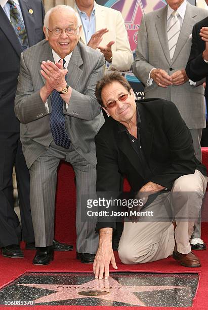 David Milch and Johnny Grant during David Milch Honored with Star on the Hollywood Walk of Fame at Hollywood Blvd. In Hollywood, California, United...