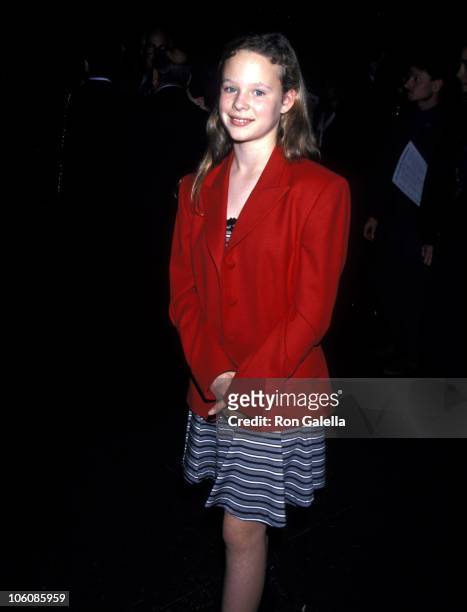 Thora Birch during Screening of "The Outer Limits" - March 20, 1995 at Directors Guild of America in Los Angeles, California, United States.