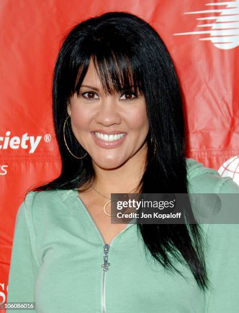 Mia St. John during 2nd Annual Celebrity Rock'N Bowl - Arrivals at Lucky Strikes Lanes in Hollywood, California, United States.