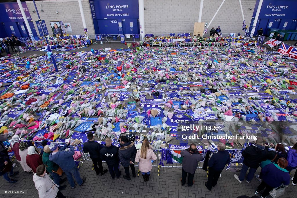 Mourners Pay Tribute After Leicester City Helicopter Crash