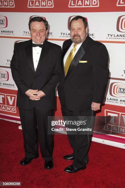 Jerry Mathers and guest during 4th Annual TV Land Awards - Arrivals at Barker Hangar in Santa Monica, California, United States.