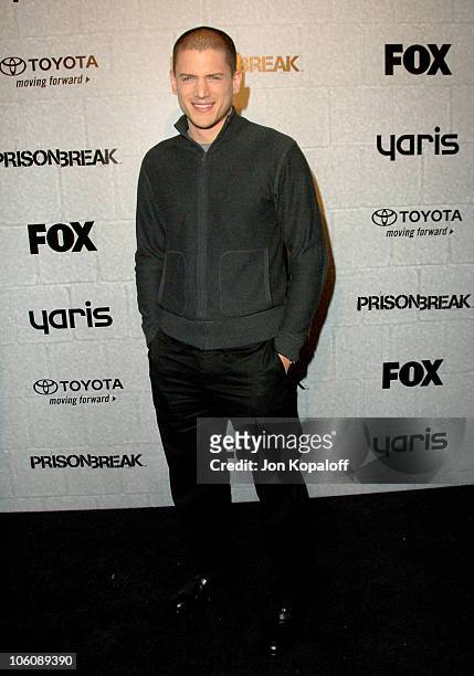 Wentworth Miller during "Prison Break" End of Season Screening Party at Fox Lot in Los Angeles, California, United States.