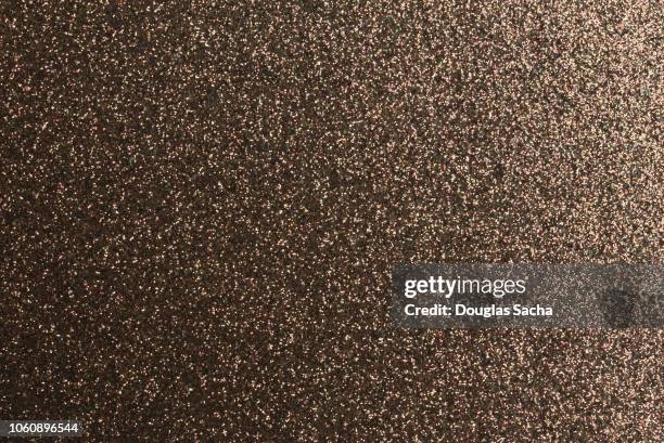 bronze glitter - bronze coloured stock pictures, royalty-free photos & images