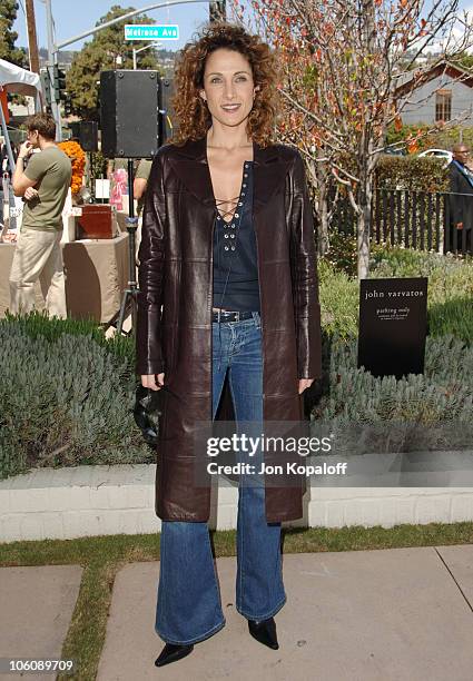 Melina Kanakaredes during The John Varvatos 4th Annual Stuart House Charity Benefit - Arrivals at John Varvatos Boutique in West Hollywood,...