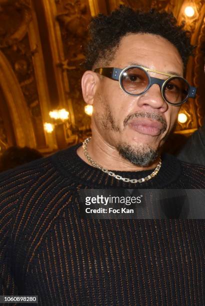 Actor/rap artist Joey Starr aka Didier Morville attends 'Les Fooding 2019' Ceremony at Le Train Bleu on November 12, 2018 in Paris France.