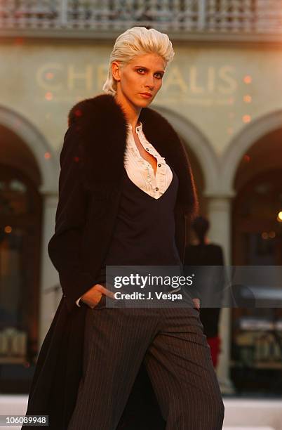 Model wearing Jenni Kayne during Chrysalis's 5th Annual Butterfly Ball - Jenni Kayne Fashion Show at The Italian Villa of Carla and Fred Sands in Bel...