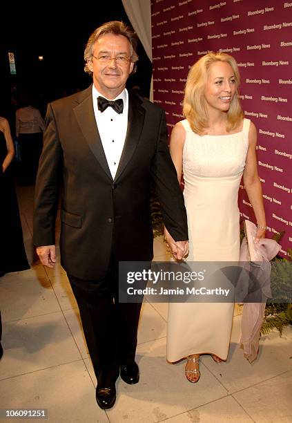 Joseph Wilson and Valerie Plame during 2006 White House Correspondents Dinner - Bloomberg News After Party at Embassy of the Republic of Macedonia in...