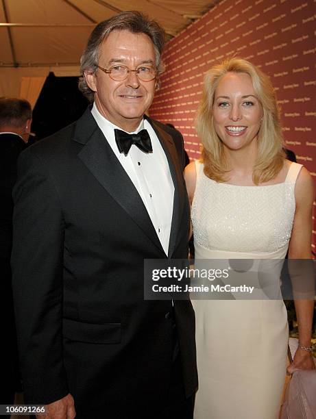 Joseph Wilson and Valerie Plame during 2006 White House Correspondents Dinner - Bloomberg News After Party at Embassy of the Republic of Macedonia in...