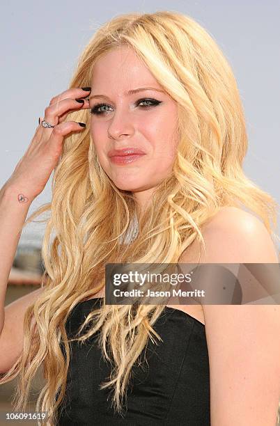 Avril Lavigne during Dreamworks' "Over The Hedge" Los Angeles Premiere - Arrivals at Mann Village Theatre in Westwood, California, United States.