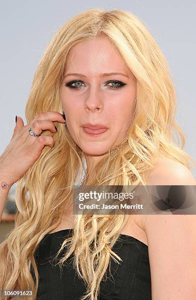 Avril Lavigne during Dreamworks' "Over The Hedge" Los Angeles Premiere - Arrivals at Mann Village Theatre in Westwood, California, United States.