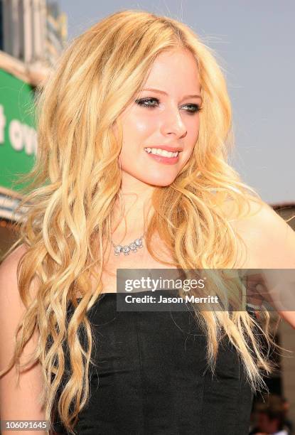 Avril Lavigne during Dreamworks' "Over The Hedge" Los Angeles Premiere - Arrivals at Mann Village Theatre in Westwood, California, United States.