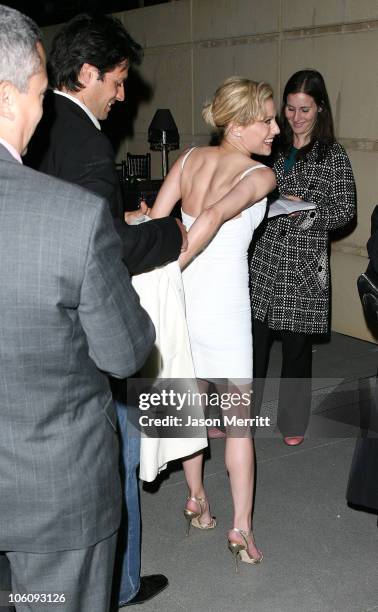 Brittany Murphy and fiance Joe Macaluso during Showtime Presents "Liza With a 'Z'" - Arrivals at MGM Screening Room in Century City, California,...