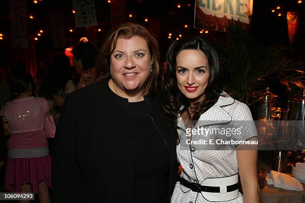 Paramount's Gail Berman and Ana de la Reguera during World Premiere of Paramount Pictures' "Nacho Libre" at Grauman's Chinese Theatre in Los Angeles,...