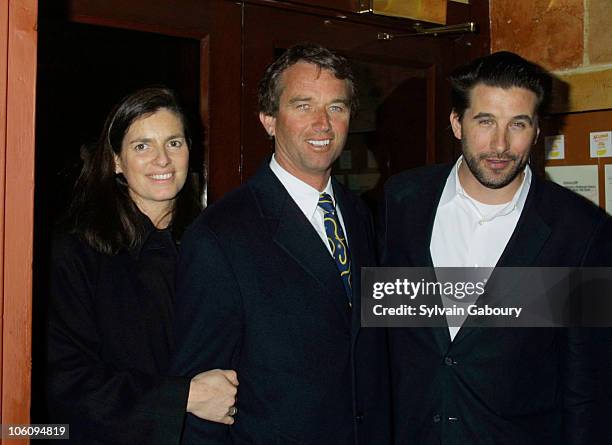 Robert Kennedy Jr. And his wife with William Baldwin