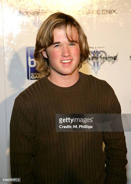 Haley Joel Osment during Playstation 2's "Kingdom Hearts II" Launch Party - Arrivals in Los Angeles, California, United States.