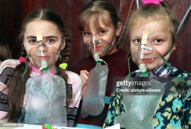 Wiga, Ina and Veronika from Chernobyl are treated in a hospital in Leipzig, because their health had been damaged severly by the reactor accident in...