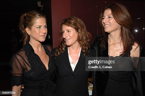 Jennifer Aniston, Nicole Holofcener and Catherine Keener