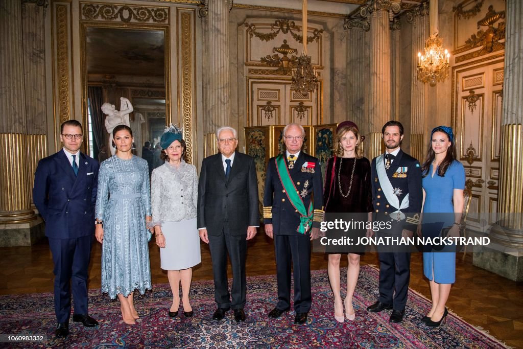 SWEDEN-ITALY-DIPLOMACY-ROYALS