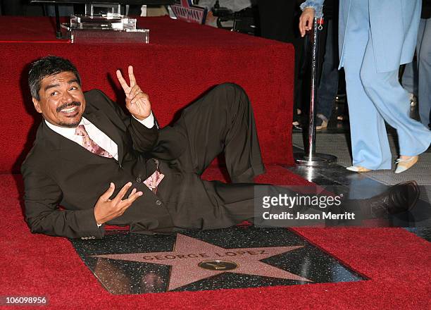 George Lopez during Comedian George Lopez Honored with a Star on the Hollywood Walk of Fame at Walk Of Fame in Hollywood, California, United States.