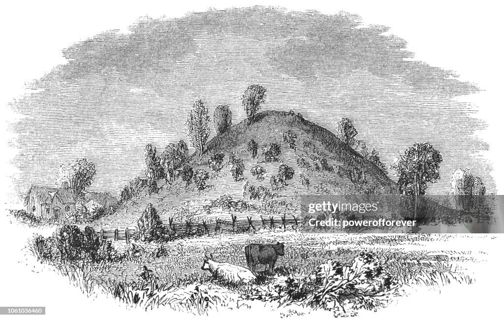 The Miamisburg Mound near Miamisburg, Ohio, USA