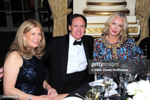 Sherri Grace, Mark Eichorn and Laurel Beebe Barrack attend BCNY 70th Annual Fall Dance at The Plaza Hotel on October 23, 2018 in New York City.