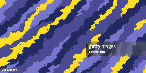 abstract paint background - camouflage blue stock illustrations