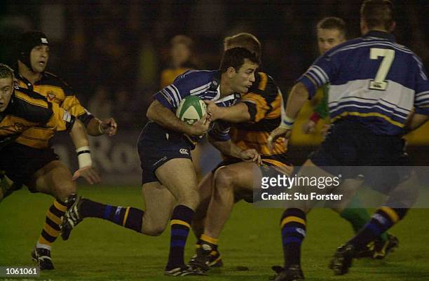 Nathan Spooner of Leinster in action during the Heineken Cup Pool Six Match between Newport and Leinster at Rodney Parade, Newport. DIGITAL IMAGE....