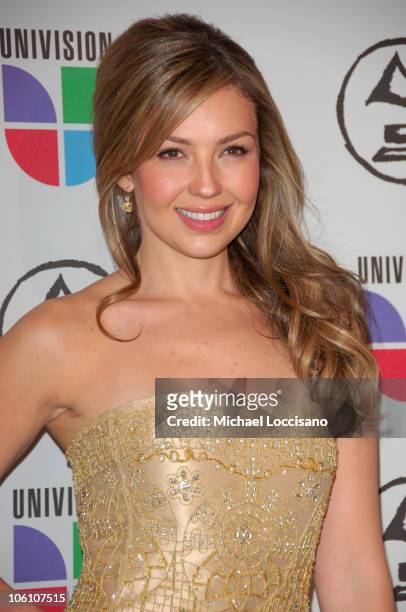 Thalia during The 7th Annual Latin GRAMMY Awards - Arrivals at Madison Square Garden in New York City, New York, United States.