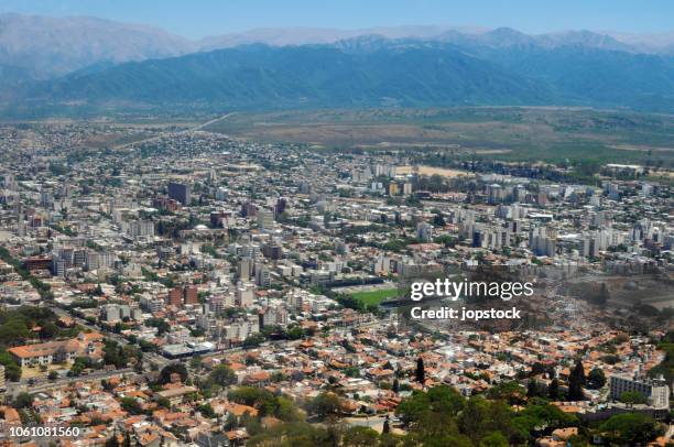 cityscape of salta city in argentina - salta argentina stock pictures, royalty-free photos & images