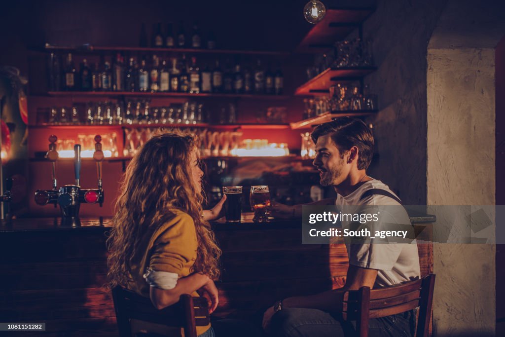 Couple in pub