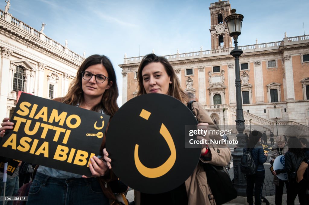 Sit-in For Asia Bibi In Rome