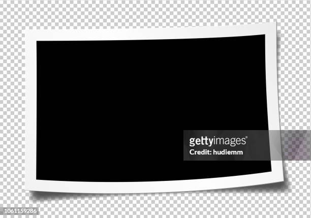 vector blank picture frame textured isolated - photography stock illustrations