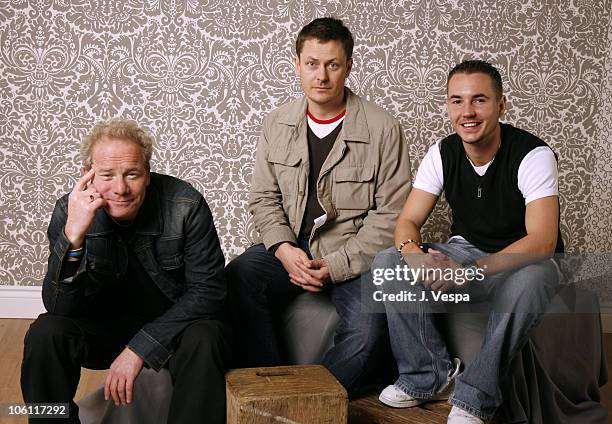 Peter Mullan, Steve Hudson, director and Martin Compston