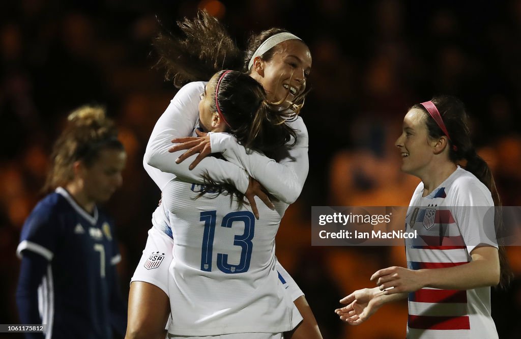 Scotland v USA - Women's International Friendly