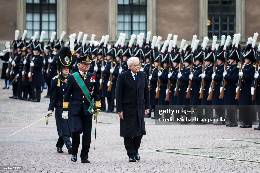 Italian State Visit To Sweden - Day One