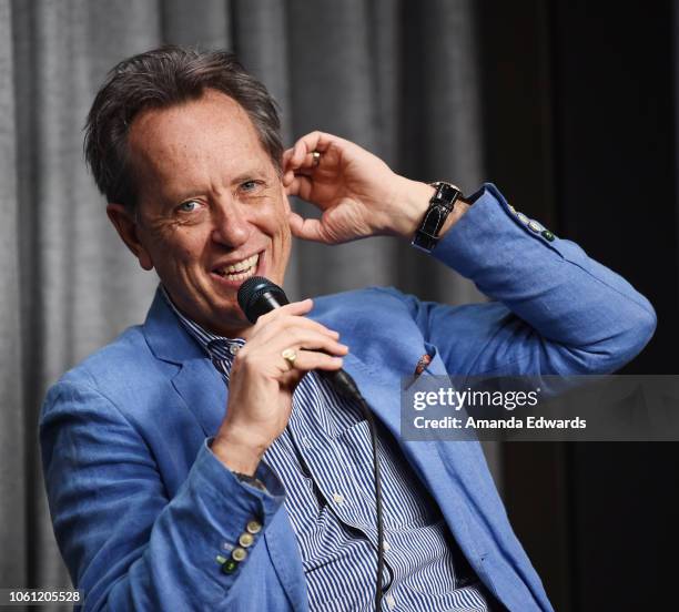 Actor Richard E. Grant attends the SAG-AFTRA Foundation Conversations Screening of "Can You Ever Forgive Me" at the SAG-AFTRA Foundation Screening...