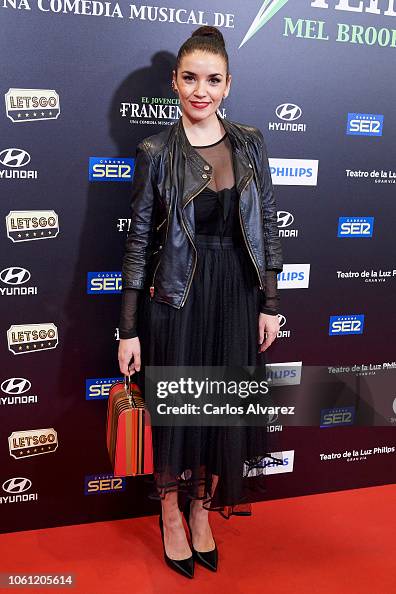 Eva Manjon attends 'El Jovencito Frankenstein' premiere at La Luz