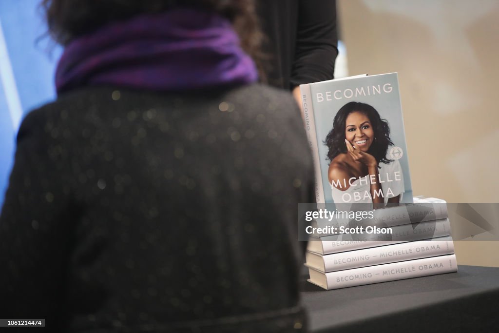 Michelle Obama Holds  First Book Signing In Her Hometown Of Chicago