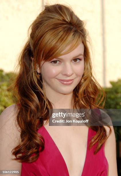 Amber Tamblyn during "The Grudge 2" Los Angeles Premiere - Arrivals at Knott's Berry Farm in Buena Park, California, United States.