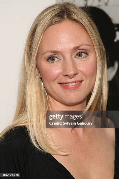 Hope Davis during "Infamous" New York Premiere - Inside Arrivals at Director's Guild Theater at 110 West 57th Street in New York City, New York,...