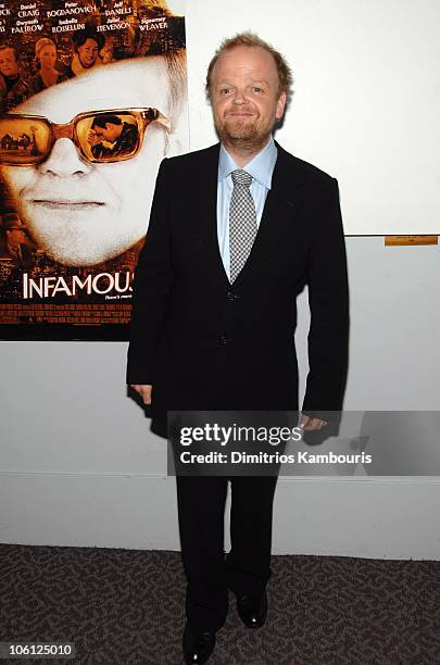 Toby Jones during "Infamous" New York City Premiere - Inside Arrivals at DGA Theater in New York City, New York, United States.