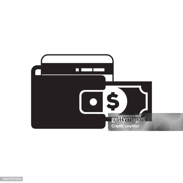 wallet icon - transfer pricing documentation stock illustrations